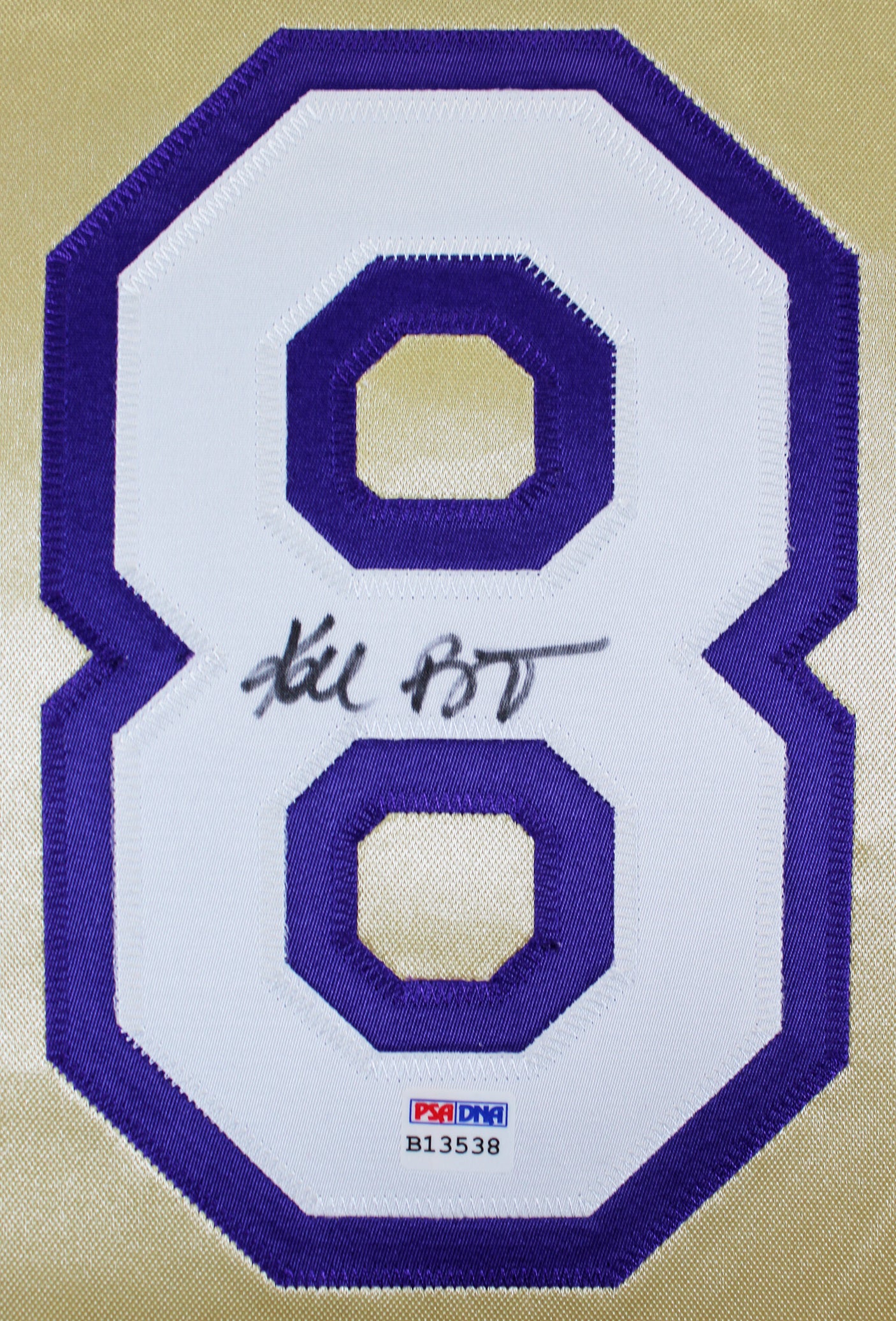 Lakers Kobe Bryant Signed M&N 1996-16 Black Mamba HOF HWC Jersey PSA/DNA #B13538