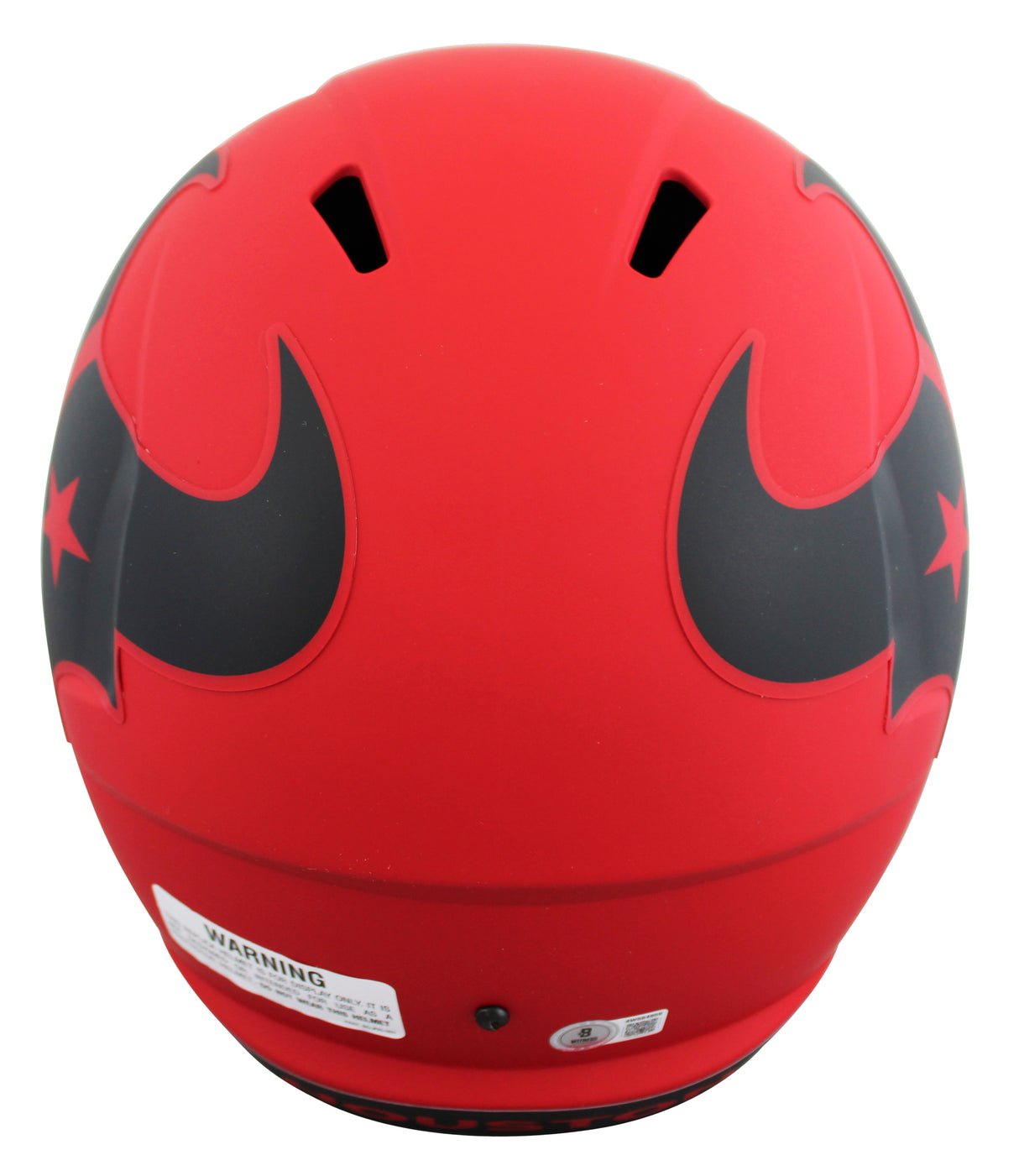 Texans Andre Johnson Signed Rave Full Size Speed Rep Helmet BAS Witnessed