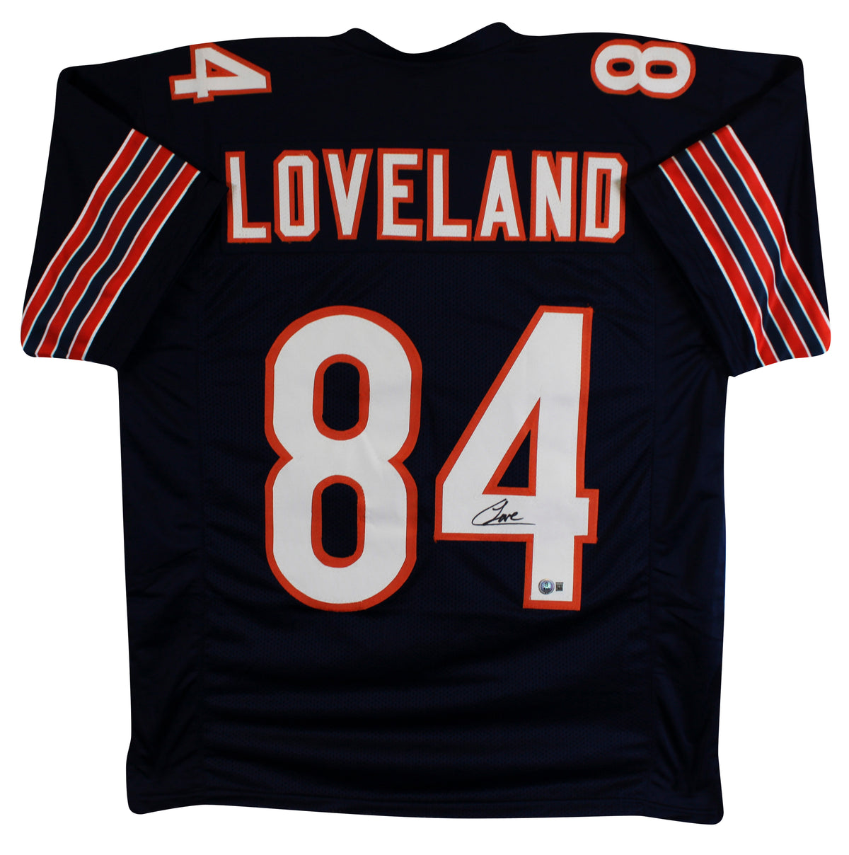 Colston Loveland Authentic Signed Navy Pro Style Jersey BAS Witnessed
