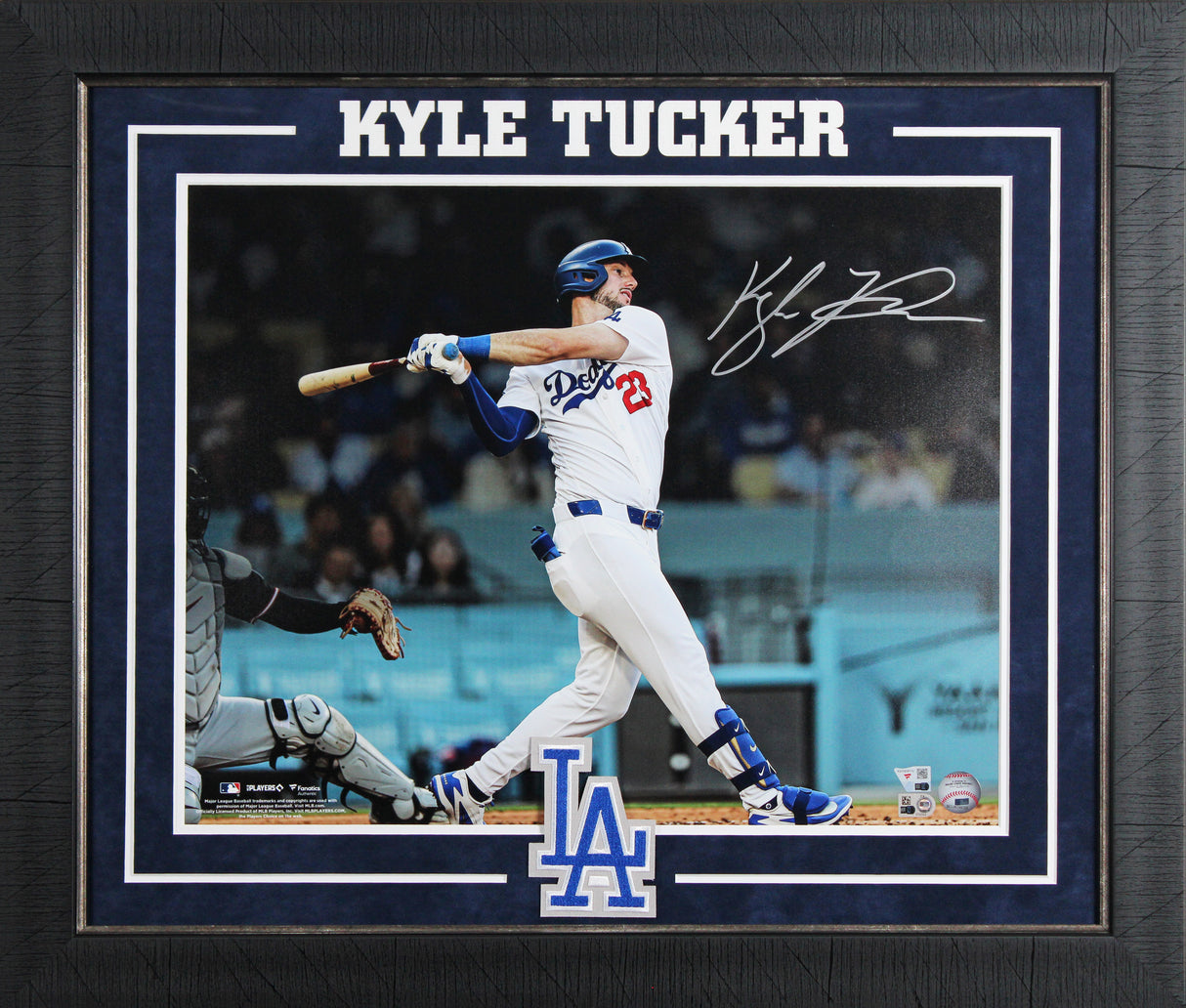 Dodgers Kyle Tucker Authentic Signed 16x20 Framed Horizontal Photo Fanatics