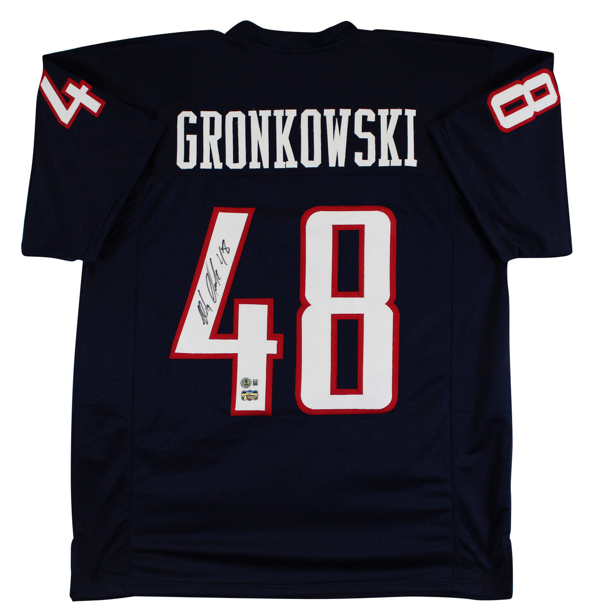 Arizona Rob Gronkowski Authentic Signed Navy Blue Pro Style Jersey BAS Witnessed