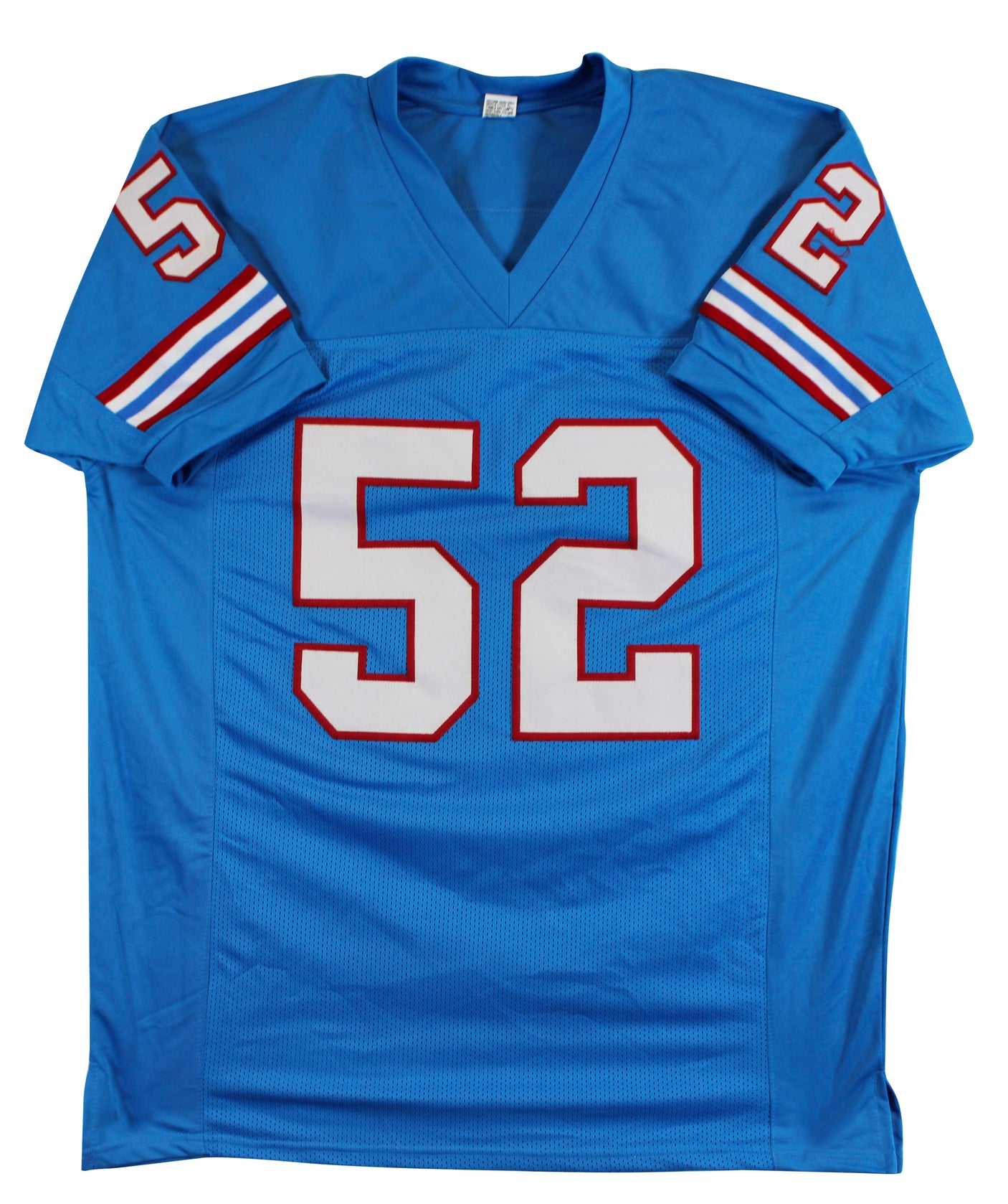 Robert Brazile "HOF 2018" Signed Light Blue Pro Style Jersey BAS Witnessed