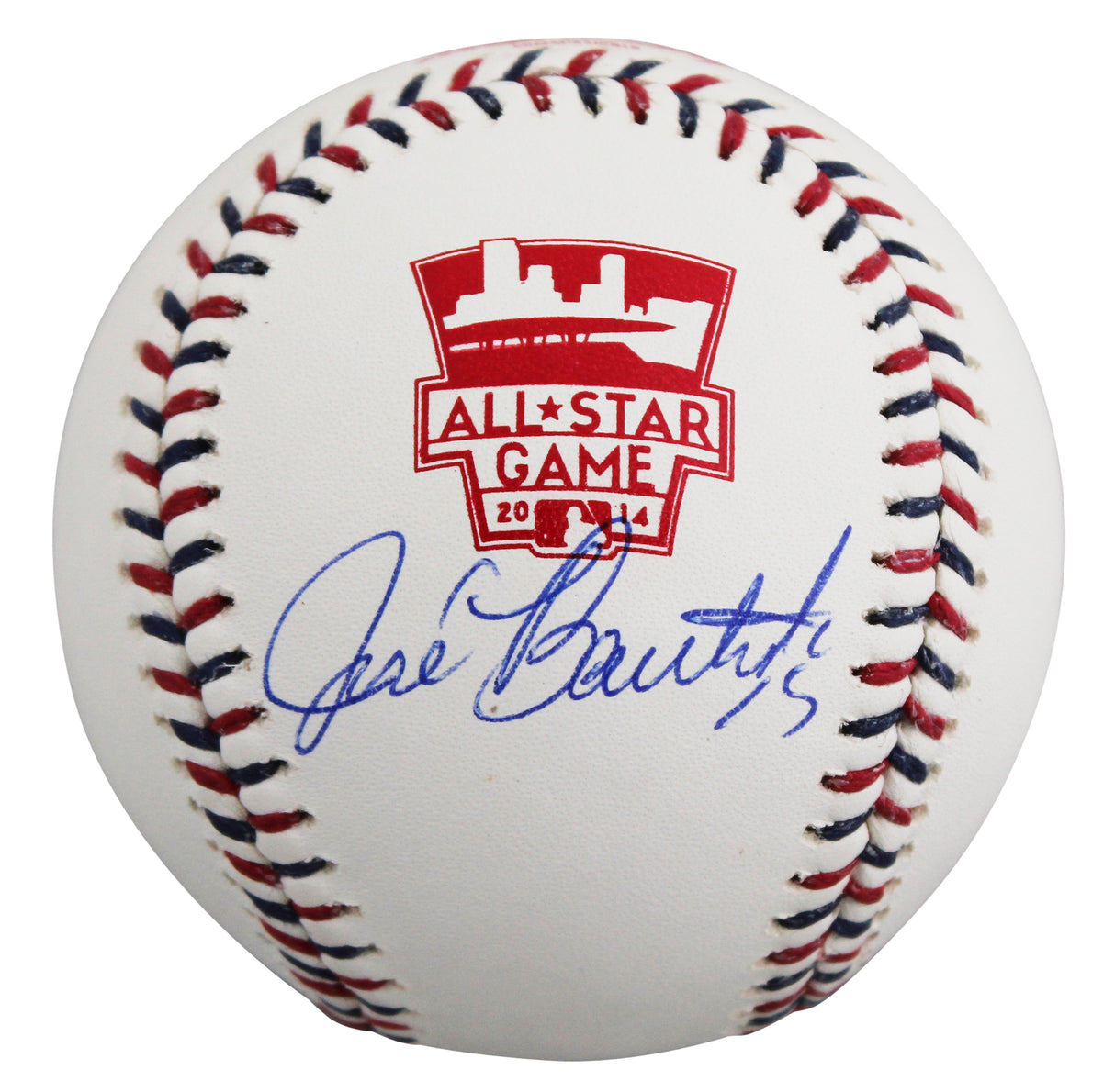 Blue Jays Jose Bautista Signed 2014 All-Star Game Logo OML Baseball JSA