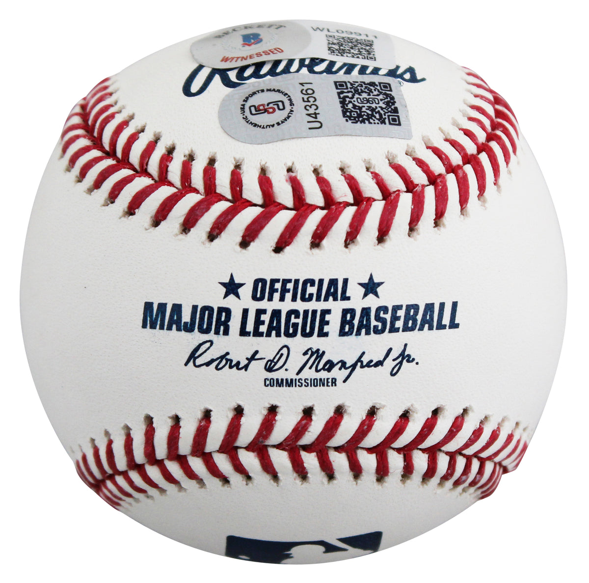 Blue Jays Vladimir Guerrero Jr. Vladdy Jr. Signed OML Baseball W/ Case BAS Wit