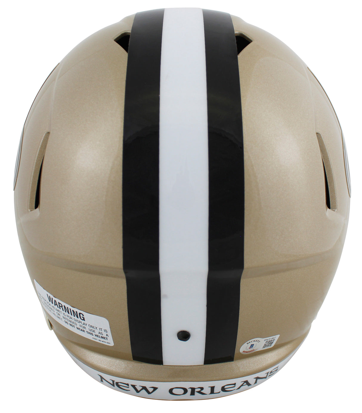 Saints Alvin Kamara Signed Full Size Speed Rep Helmet W/ Case BAS Witnessed
