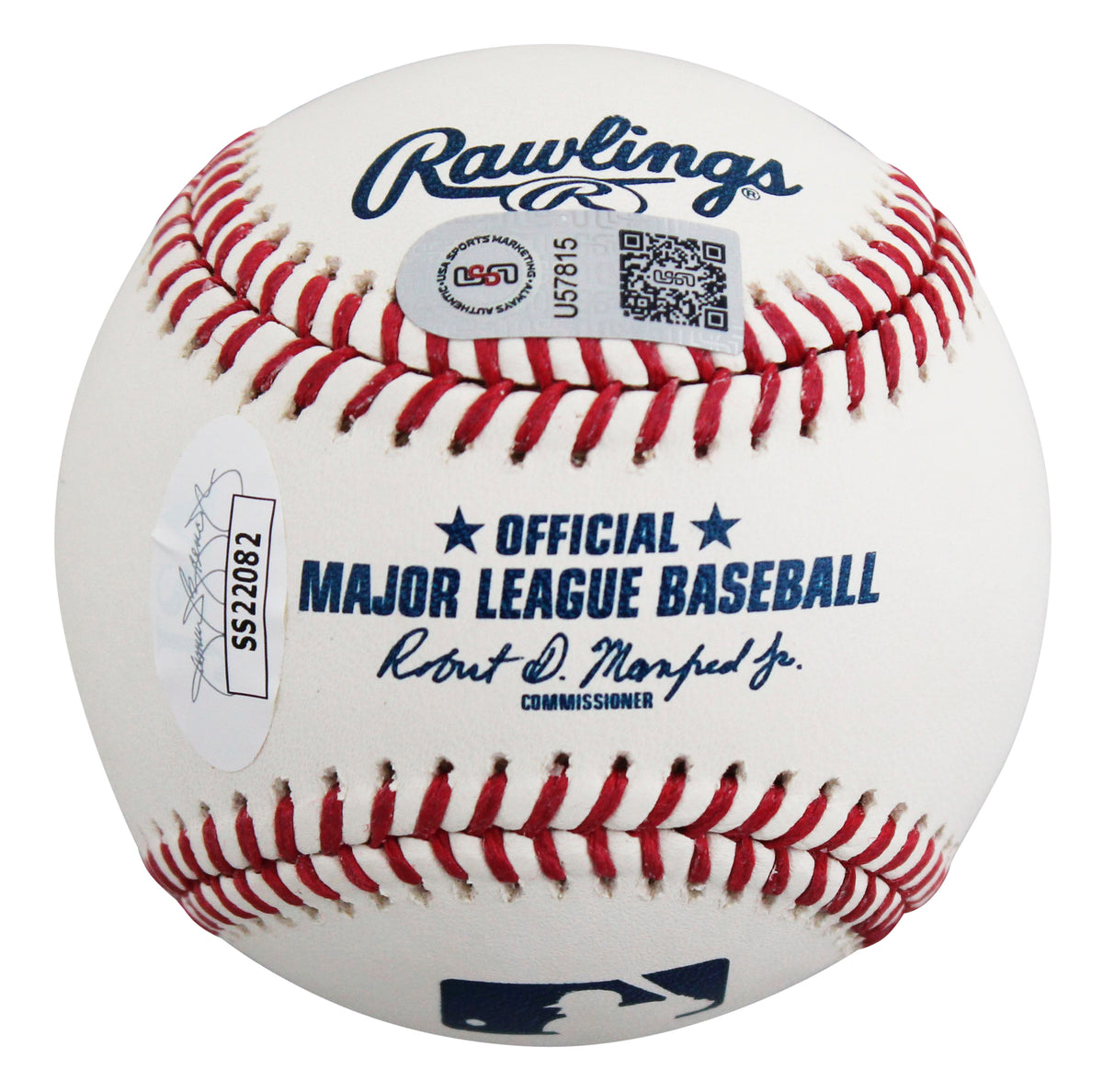 Vladimir Guerrero Sr. & Vladimir Guerrero Jr. Authentic Signed OML Baseball JSA