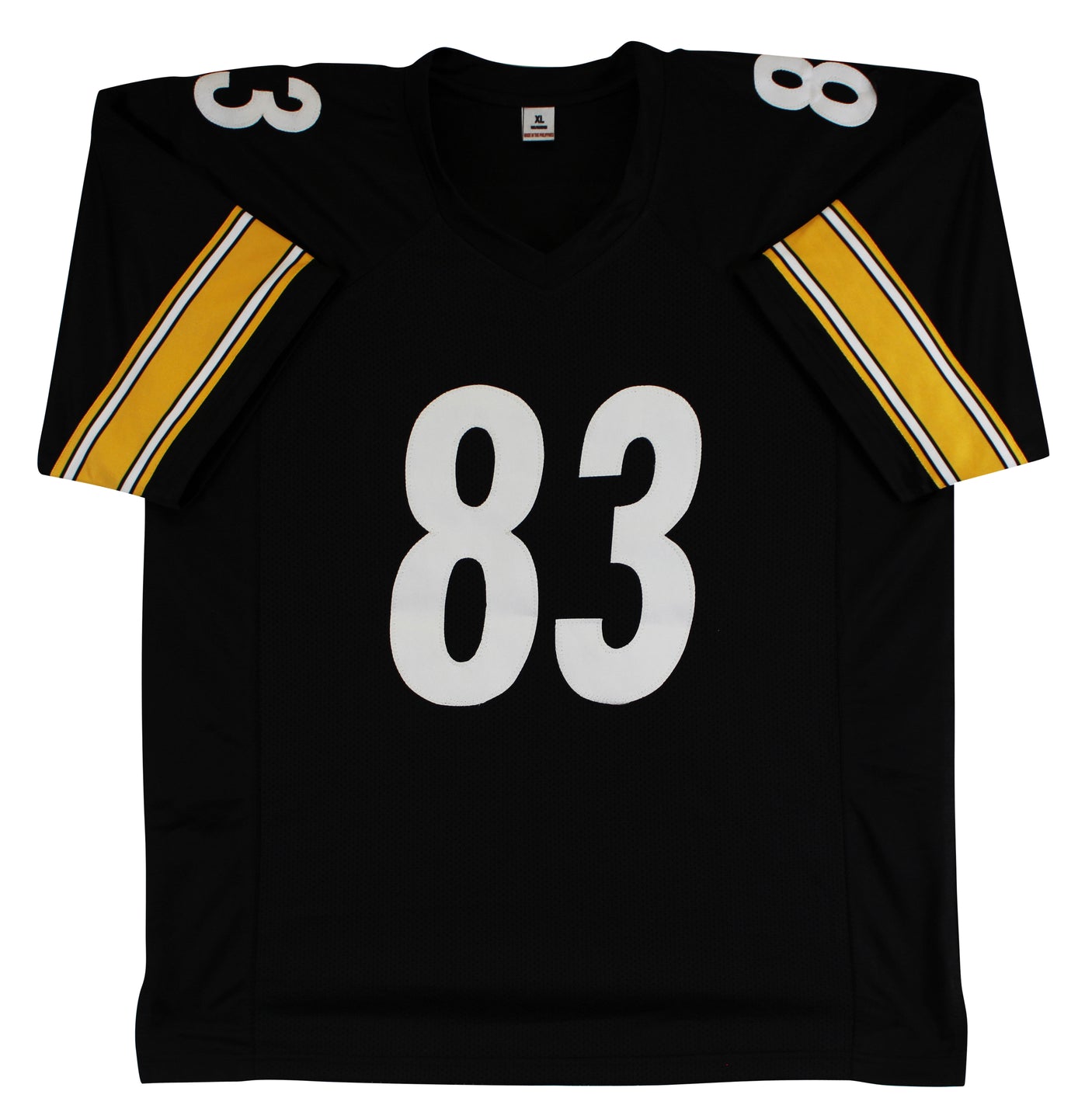 Heath Miller Authentic Signed Black Pro Style Jersey Autographed BAS Witnessed