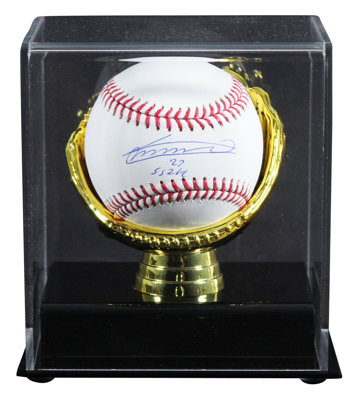 Blue Jays Vladimir Guerrero Jr. "SS 24" Signed Manfred OML Baseball W/ Case JSA