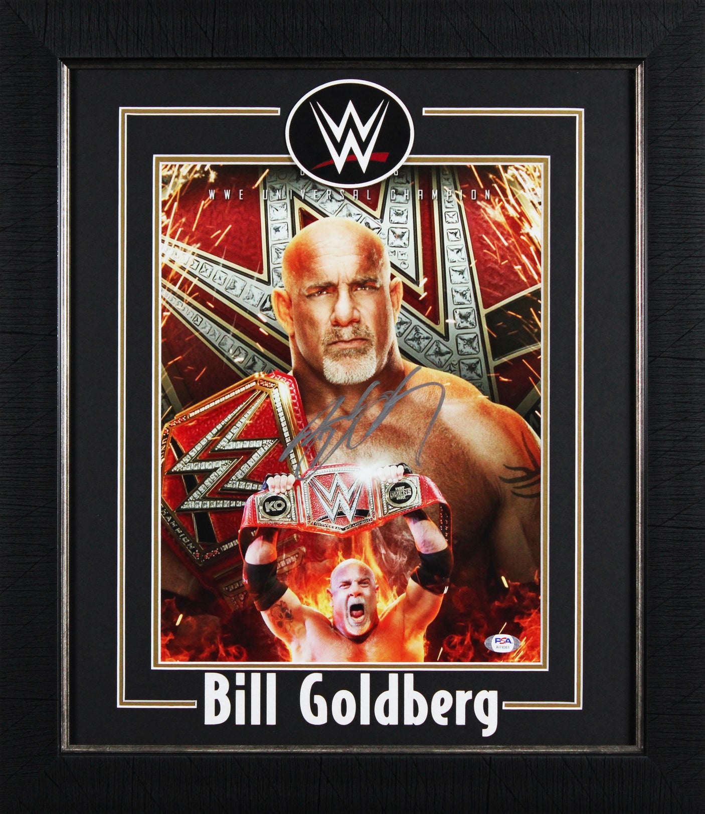 Bill Goldberg WWE Smackdown! Authentic Signed 11x14 Framed Photo PSA/DNA AI74361