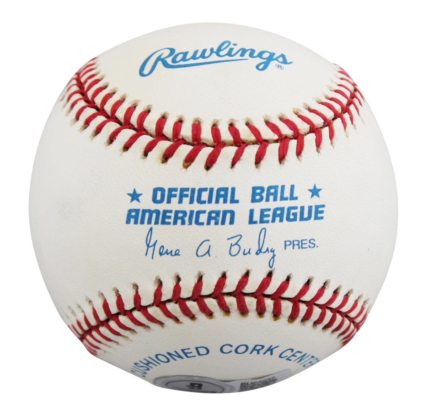 Royals George Brett Authentic Signed Gene Budig OAL Baseball BAS #BU64237