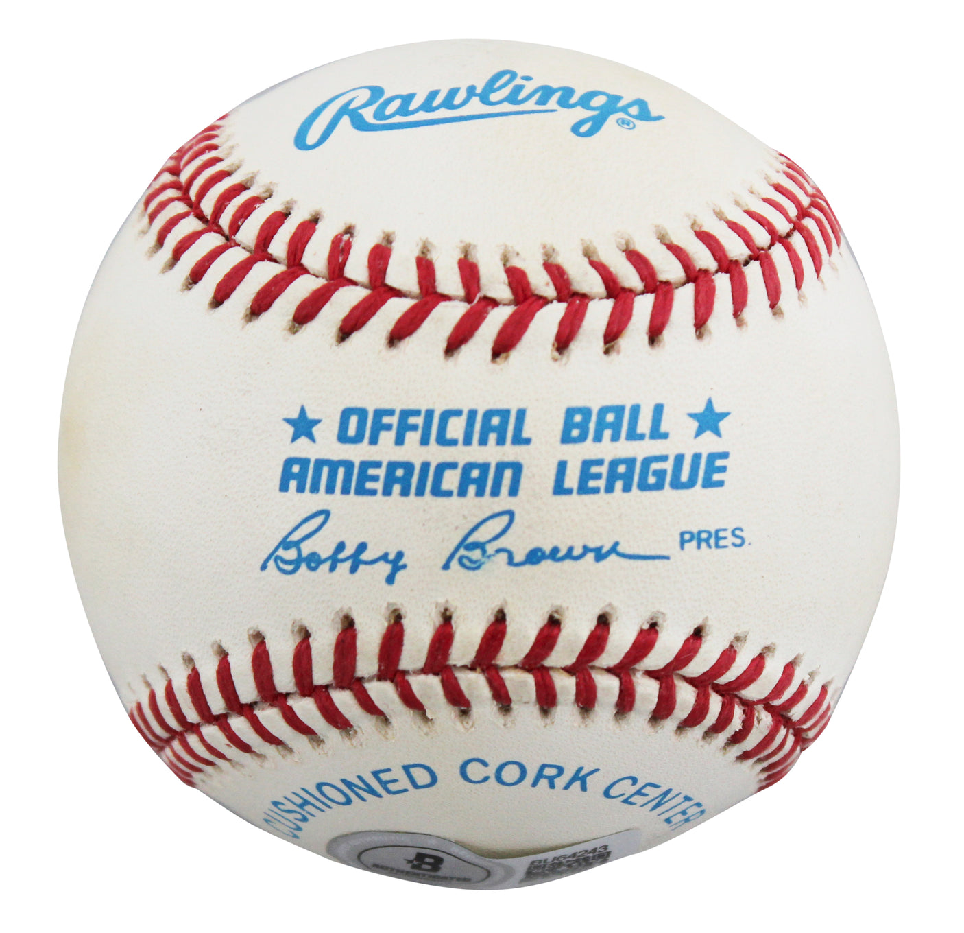 Royals George Brett Authentic Signed Bobby Brown OAL Baseball BAS #BU64243