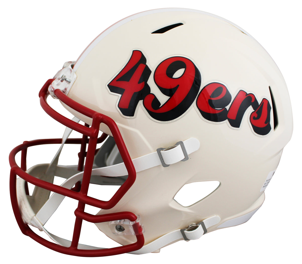 49ers Brock Purdy Signed Retro Full Size Speed Rep Helmet W/ Case BAS Witnessed