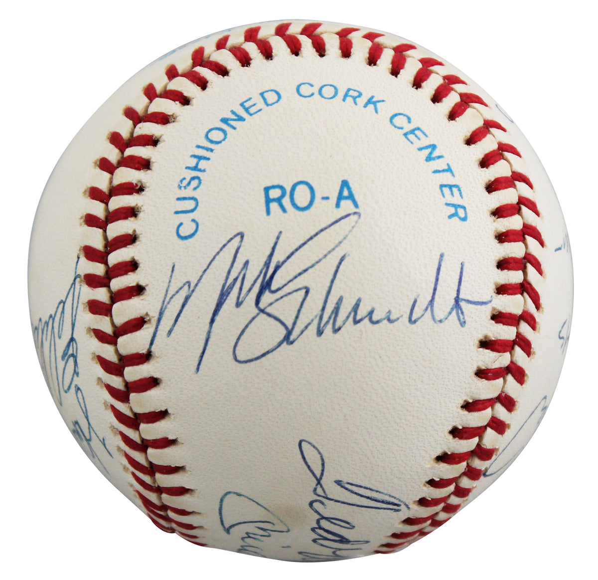 500 Home Run Club (11) Mantle, Aaron, Mays, Signed Oal Baseball BAS #AC020736