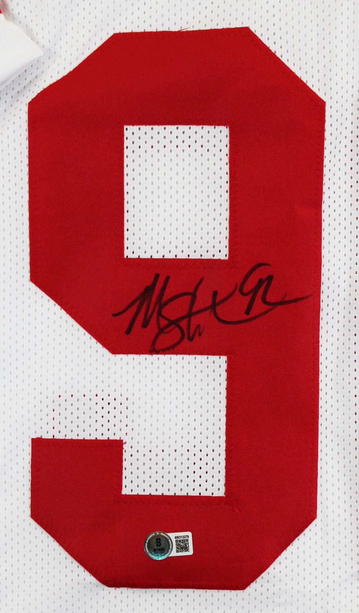Michael Strahan Authentic Signed White Pro Style Framed Jersey BAS Witnessed