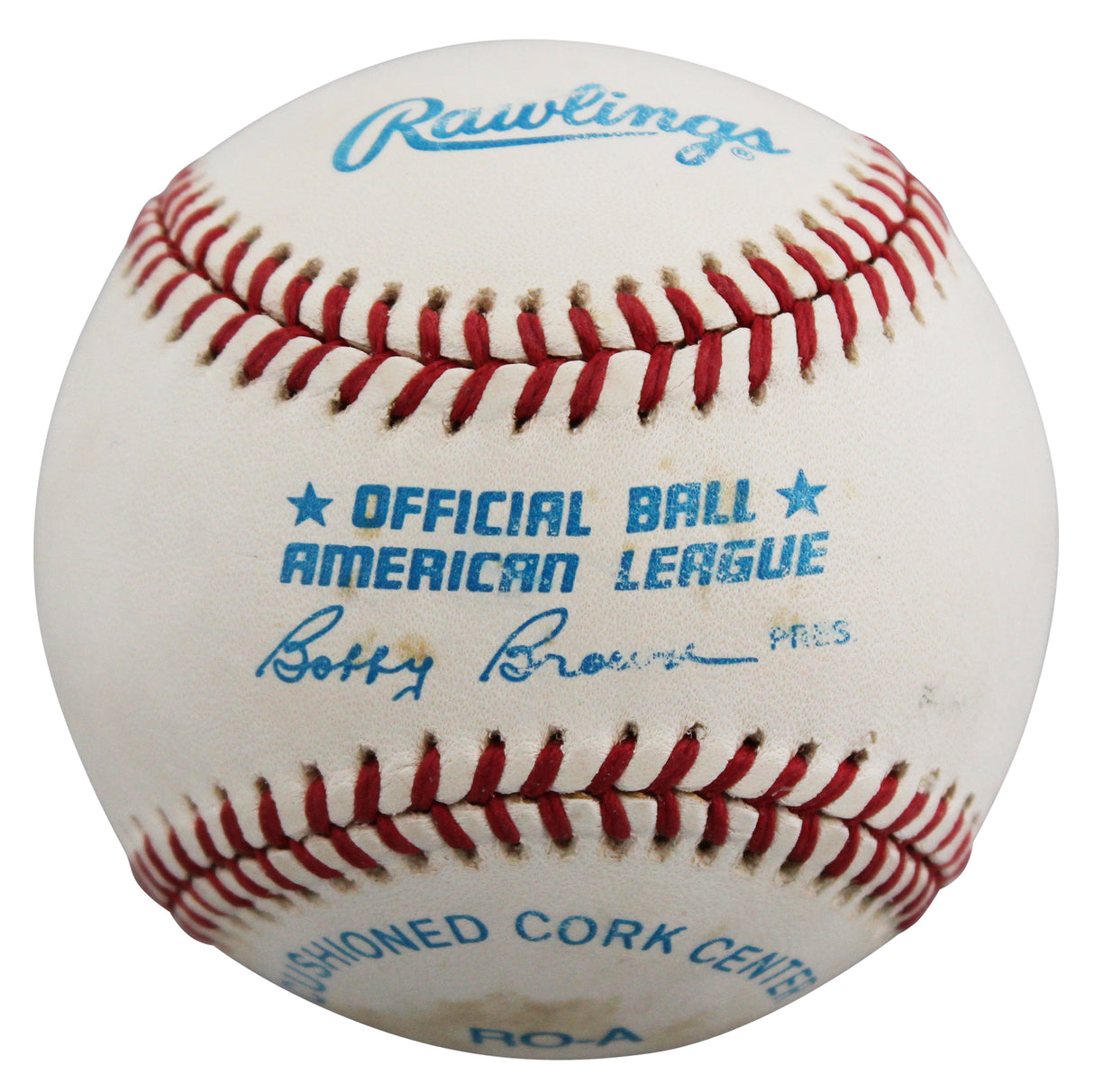 Ronald Reagan Authentic Signed Bobby Brown OAL Baseball PSA/DNA #AR02823
