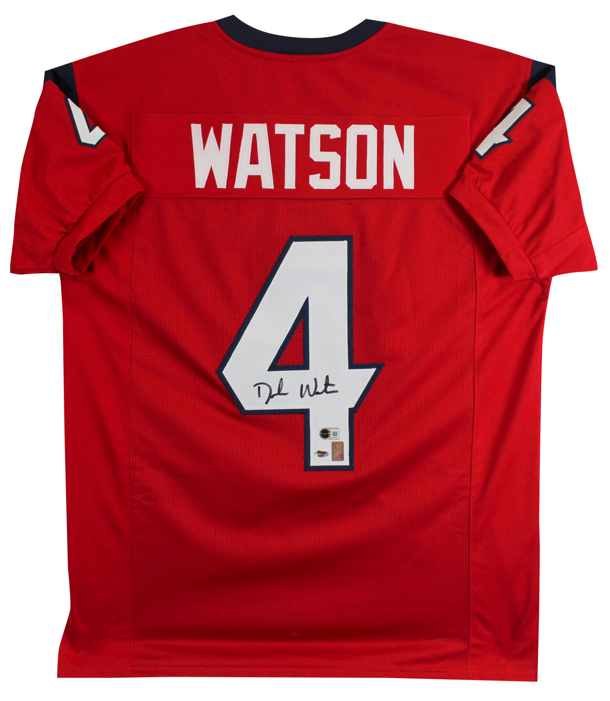 Deshaun Watson Authentic Signed Red Pro Style Jersey Autographed BAS #BY031326