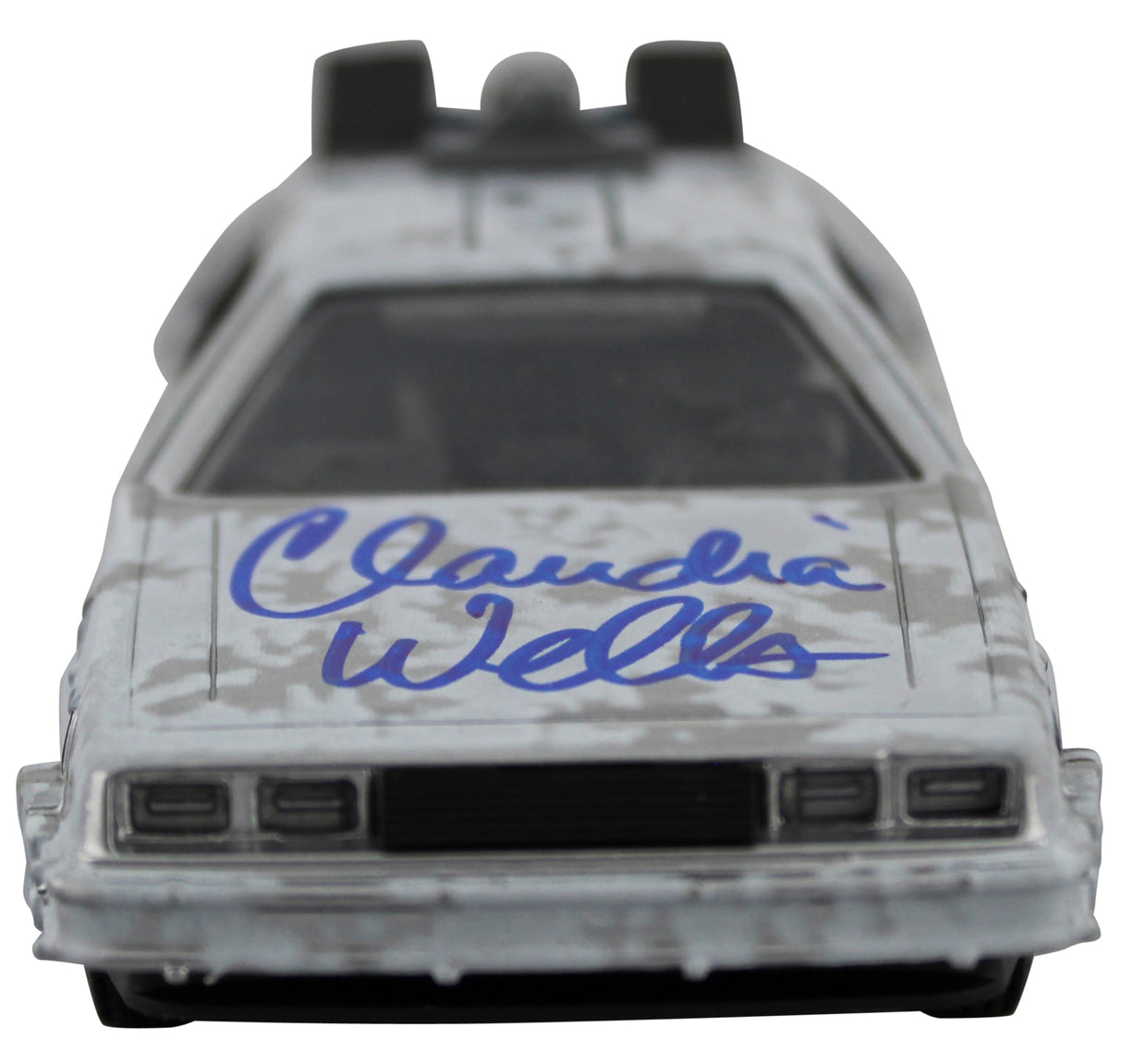 Claudia Wells Back To The Future Signed Metal DeLorean Time Machine Car BAS Wit