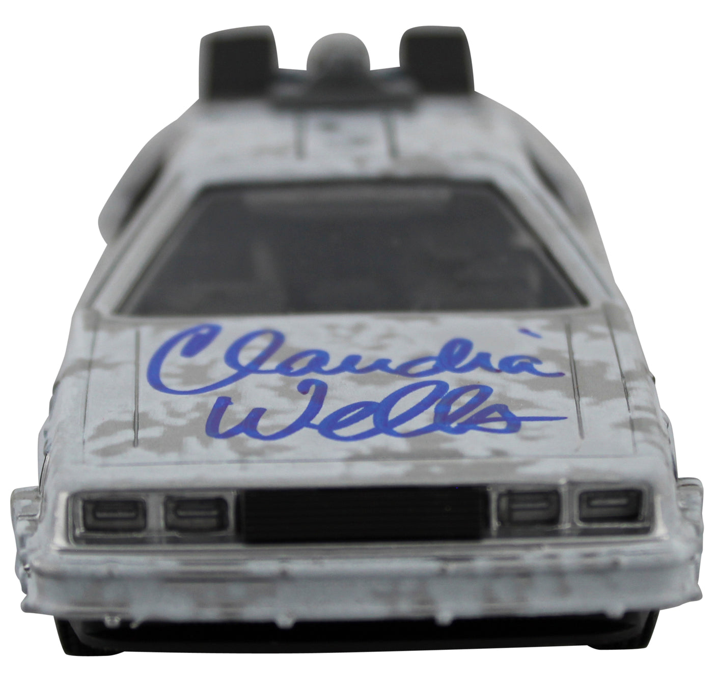 Claudia Wells Back To The Future Signed Metal DeLorean Time Machine Car BAS W 2