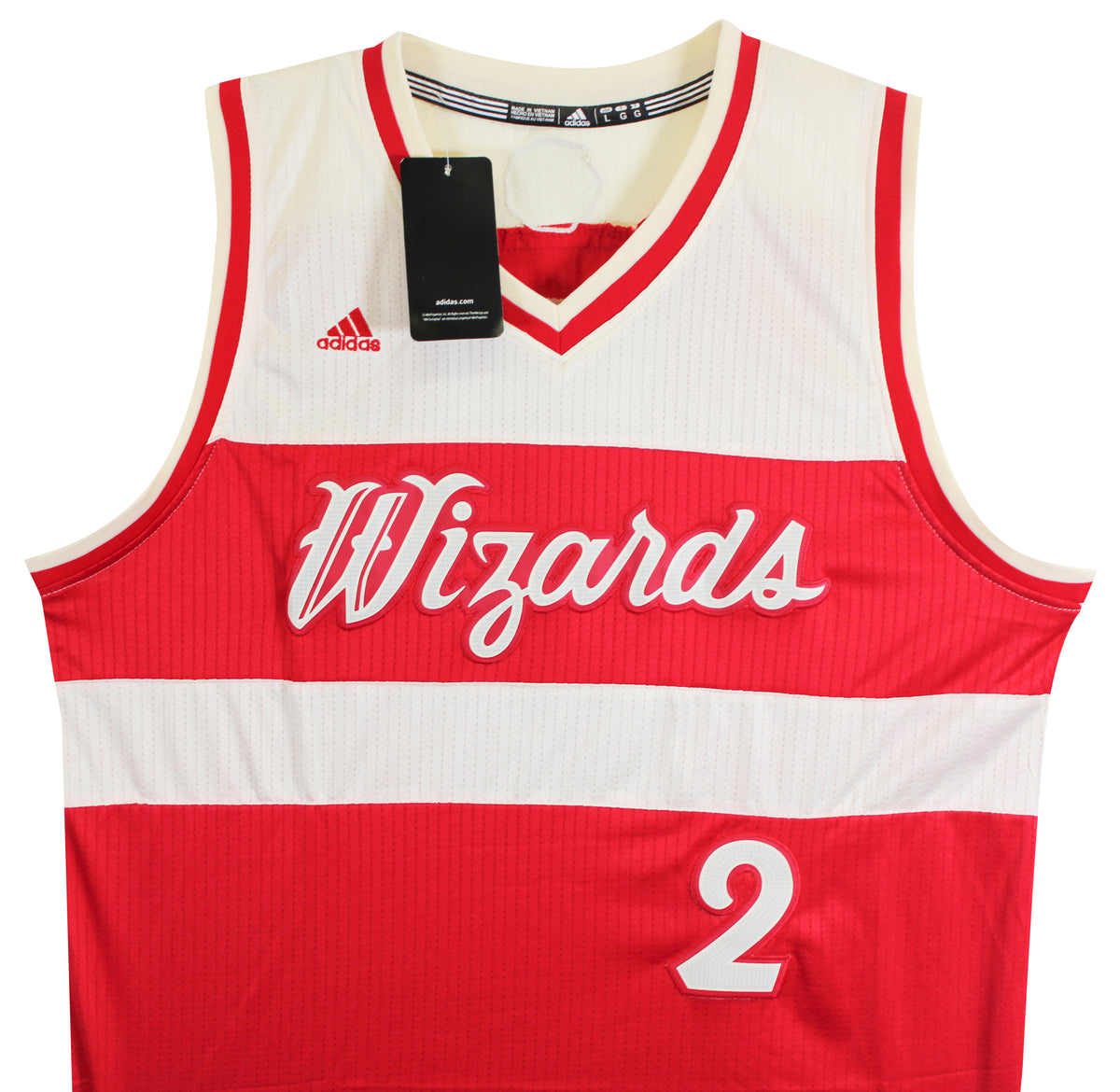 Wizards John Wall Authentic Signed Red Adidas Swingman Jersey BAS #BY031282