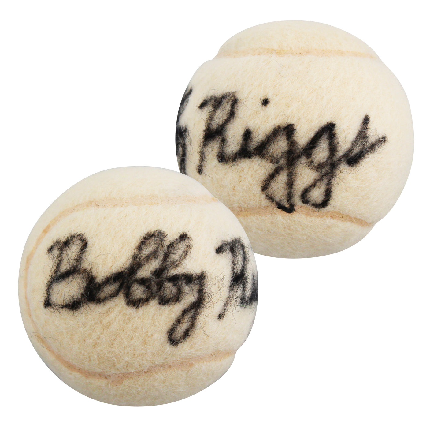 Bobby Riggs Authentic Signed Slazenger Tennis Ball Autographed BAS #AE64050