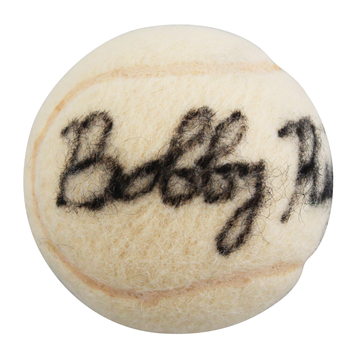 Bobby Riggs Authentic Signed Slazenger Tennis Ball Autographed BAS #AE64050