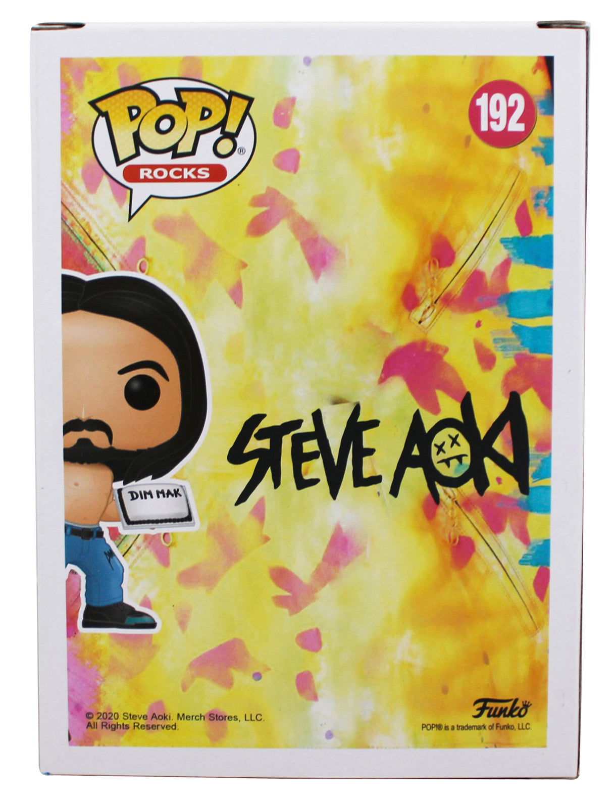 Steve Aoki Signed Steve Aoki #192 Funko Pop Vinyl Figure PSA/DNA #AJ38412
