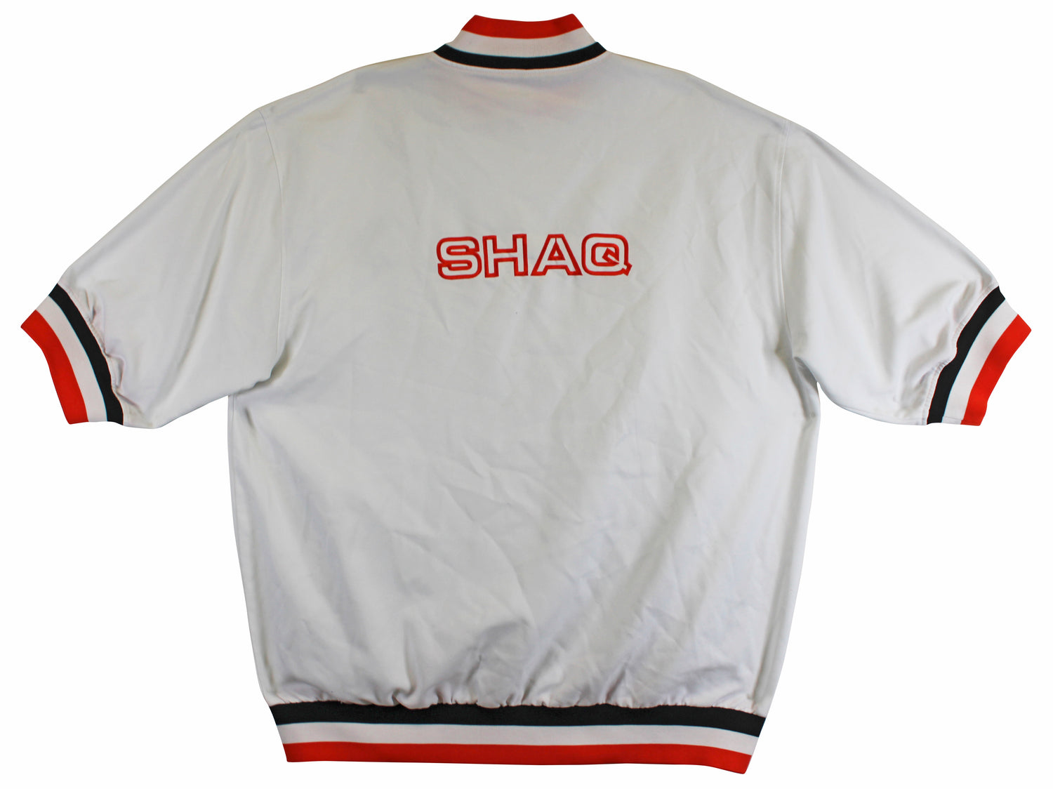 Shaquille O'Neal Authentic Signed White Adidas Warm-Up Jacket BAS Wit #2W958081