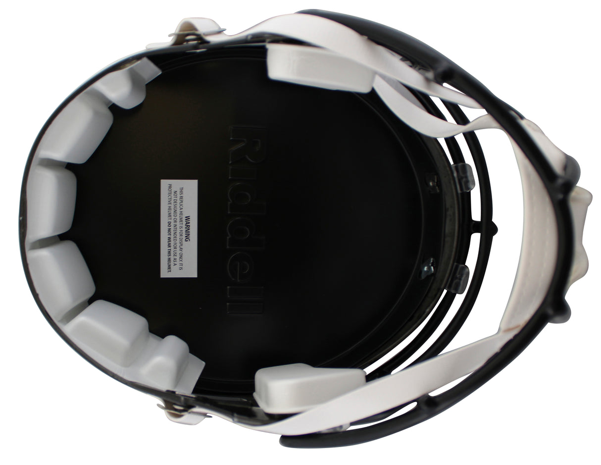 Ravens Ray Lewis Signed Full Size Speed Rep Helmet BAS Witnessed #4W527887