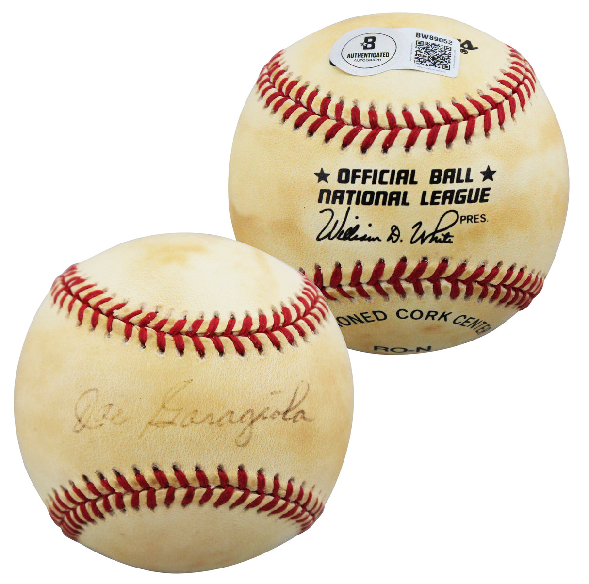 Cardinals Joe Garagiola Authentic Signed William White ONL Baseball BAS #BW89052