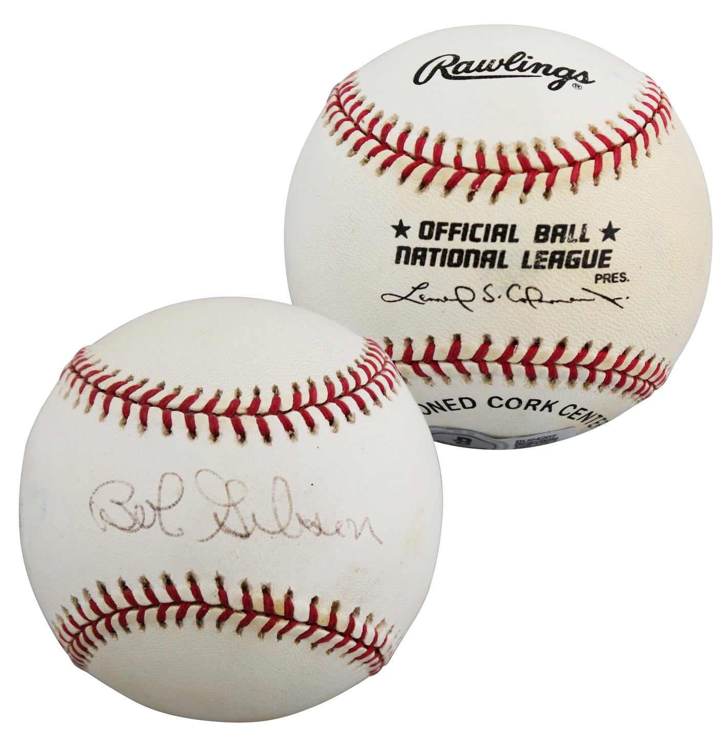 Cardinals Bob Gibson Authentic Signed Leonard Coleman ONL Baseball BAS #BU64207