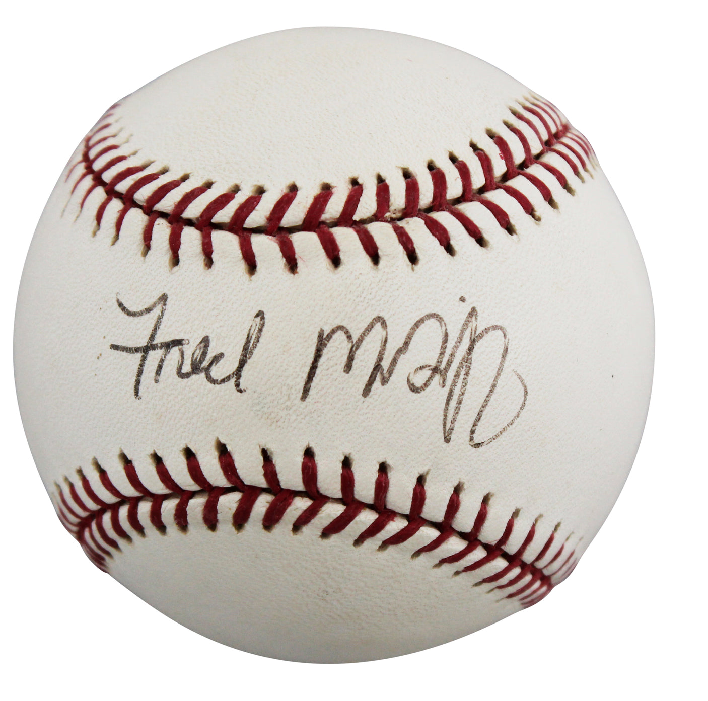 Braves Fred McGriff Authentic Signed Allen Selig OML Baseball BAS #BU64200