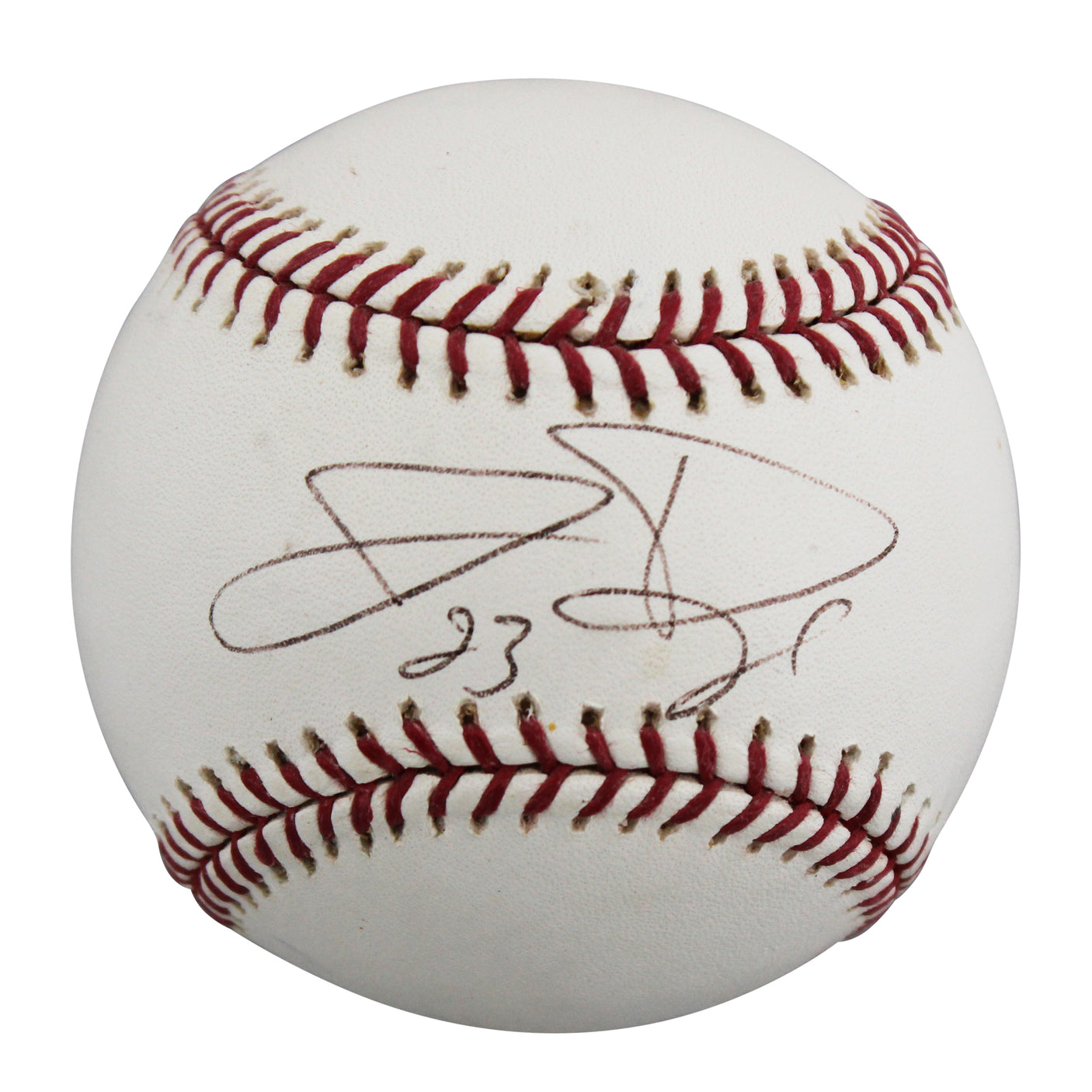 White Sox Jermaine Dye Authentic Signed Allen Selig OML Baseball BAS #BU64203