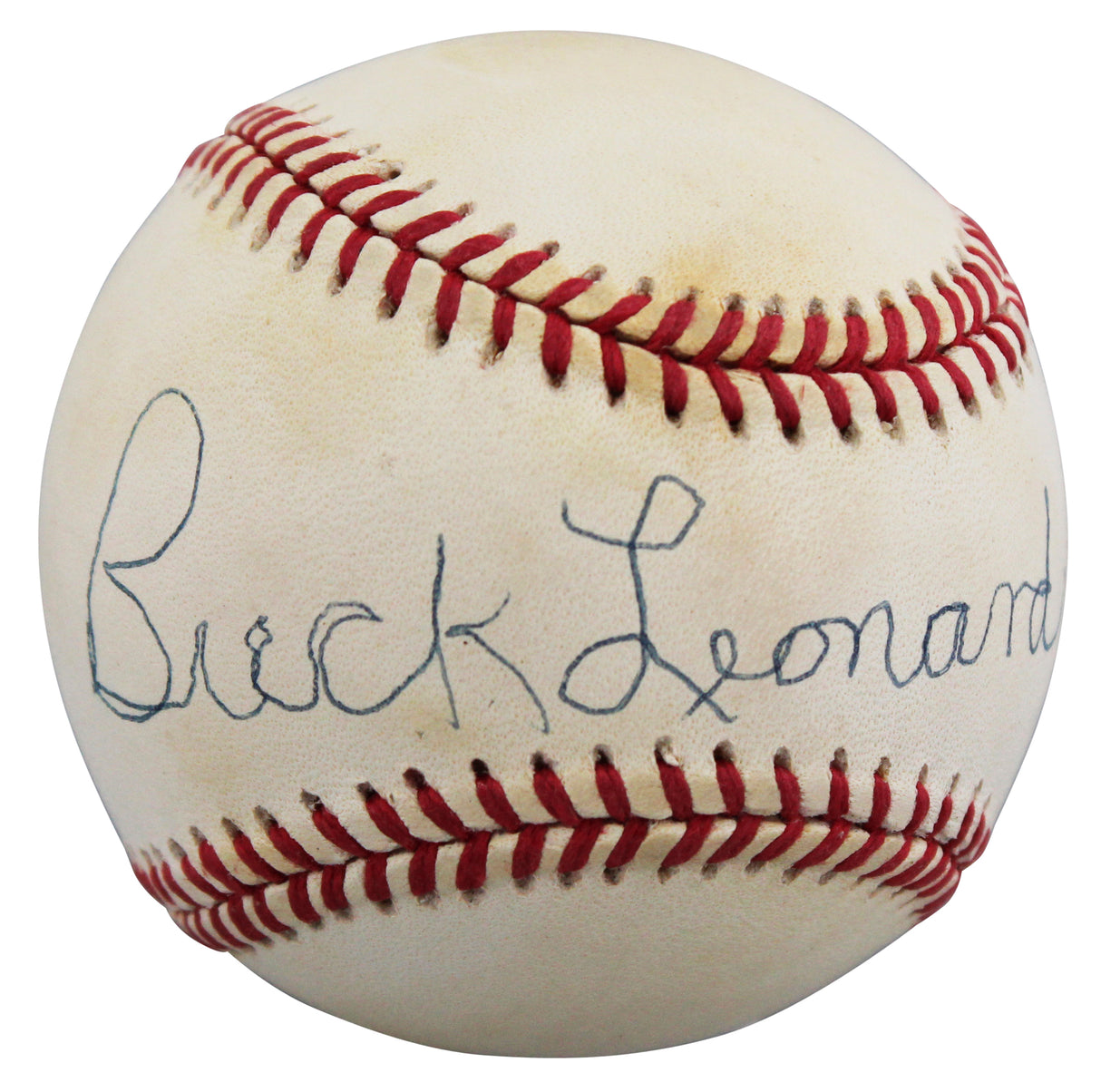 Grays Buck Leonard Authentic Signed Bobby Brown OAL Baseball BAS #BW89078