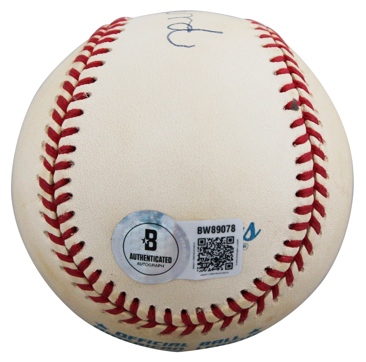 Grays Buck Leonard Authentic Signed Bobby Brown OAL Baseball BAS #BW89078