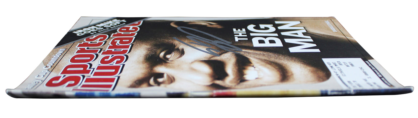 Lakers Shaquille O'Neal Signed June 2002 Sports Illustrated Magazine BAS Witness