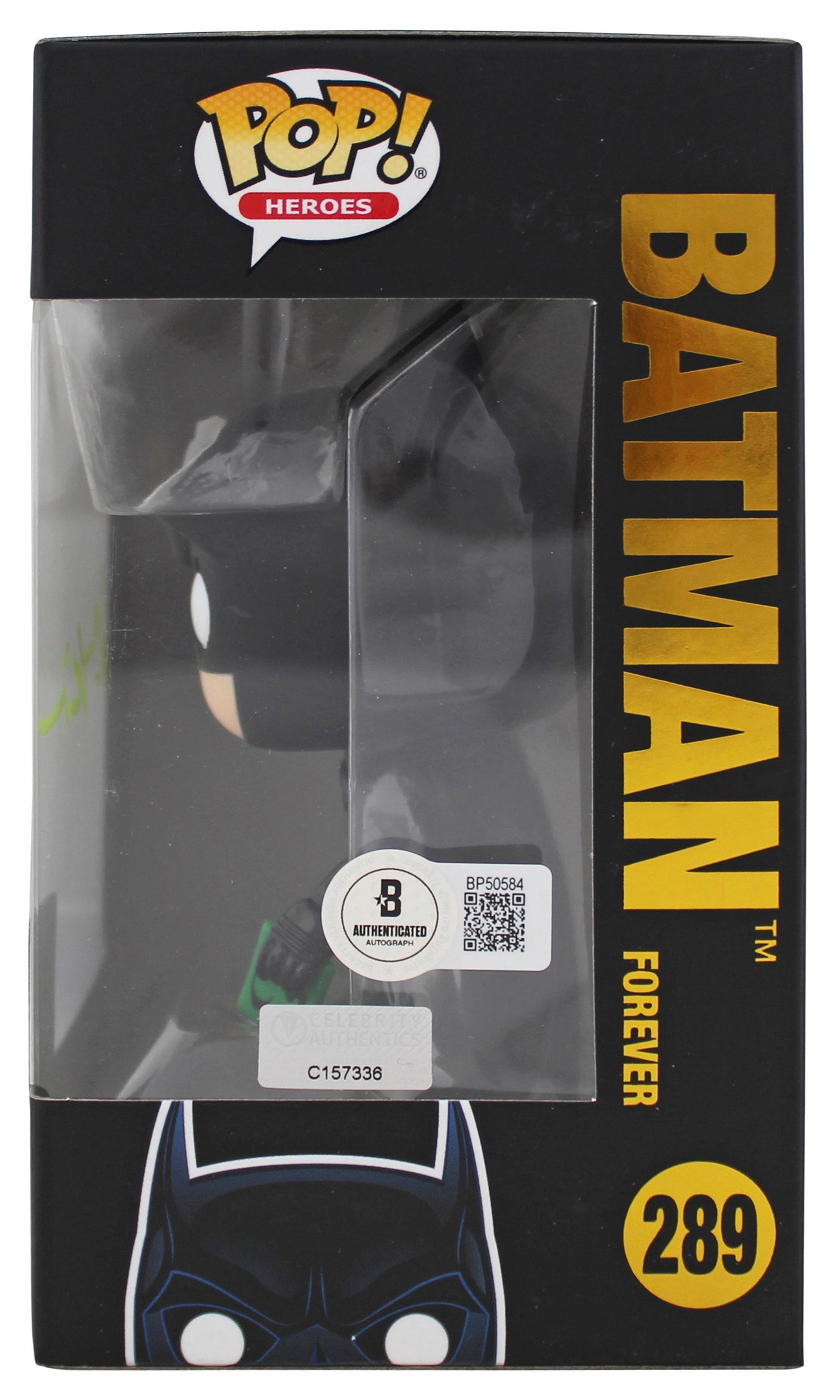 Val Kilmer Batman Forever Signed #289 Batman 80 Years Funko Pop Vinyl Figure BAS