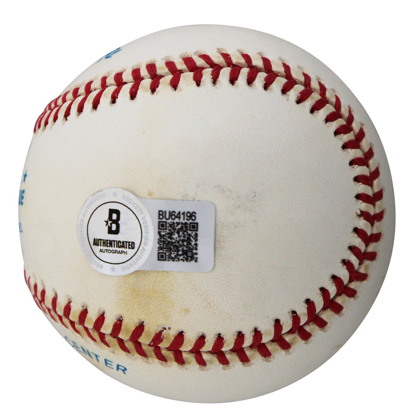 Yankees Yogi Berra "Good Luck" Authentic Signed Budig OAL Baseball BAS #BU64196