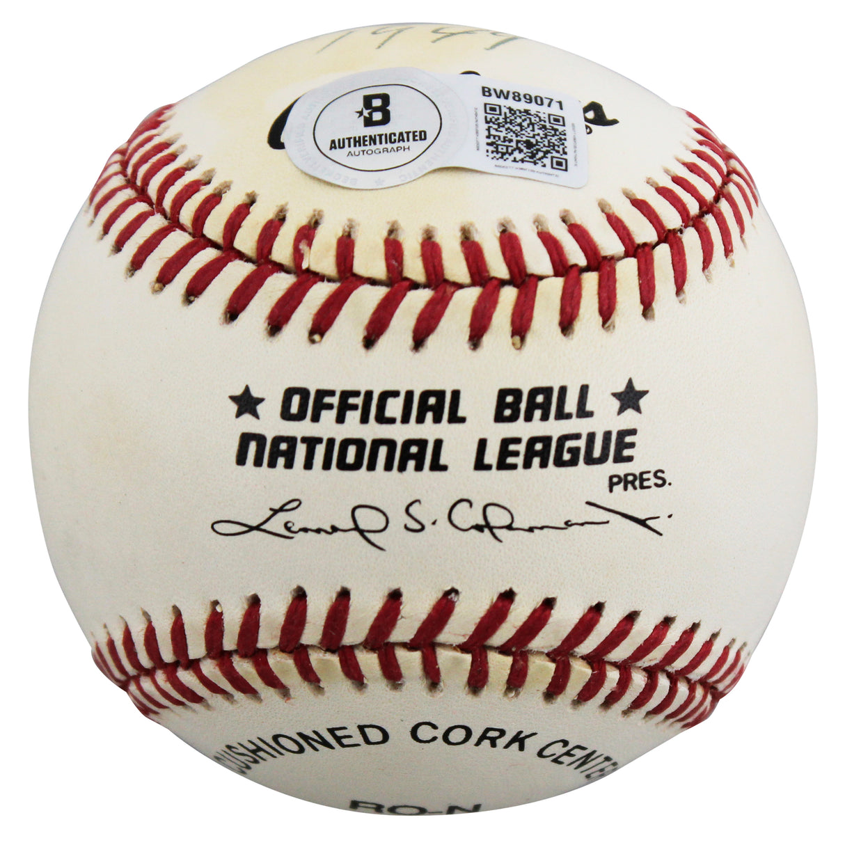 Dodgers Don Newcombe "Career Stat" Signed Coleman ONL Baseball BAS #BW89071