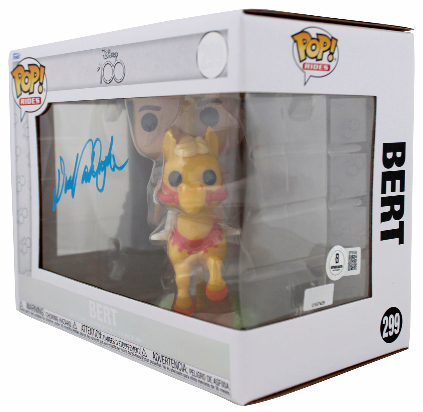 Dick Van Dyke Mary Poppins Authentic Signed #299 Bert Funko Pop Vinyl Figure BAS