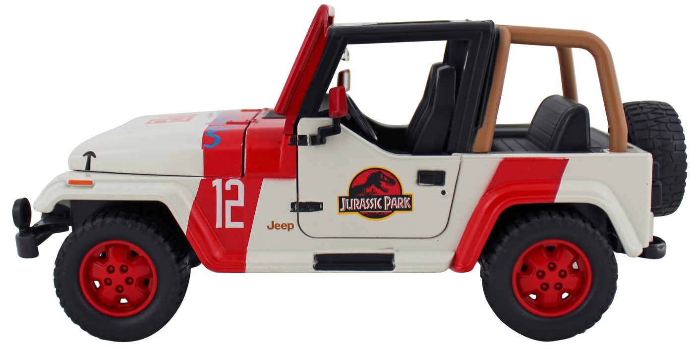 Laura Dern & Sam Neill Jurassic Park Signed Jurassic World Die Cast Jeep BAS