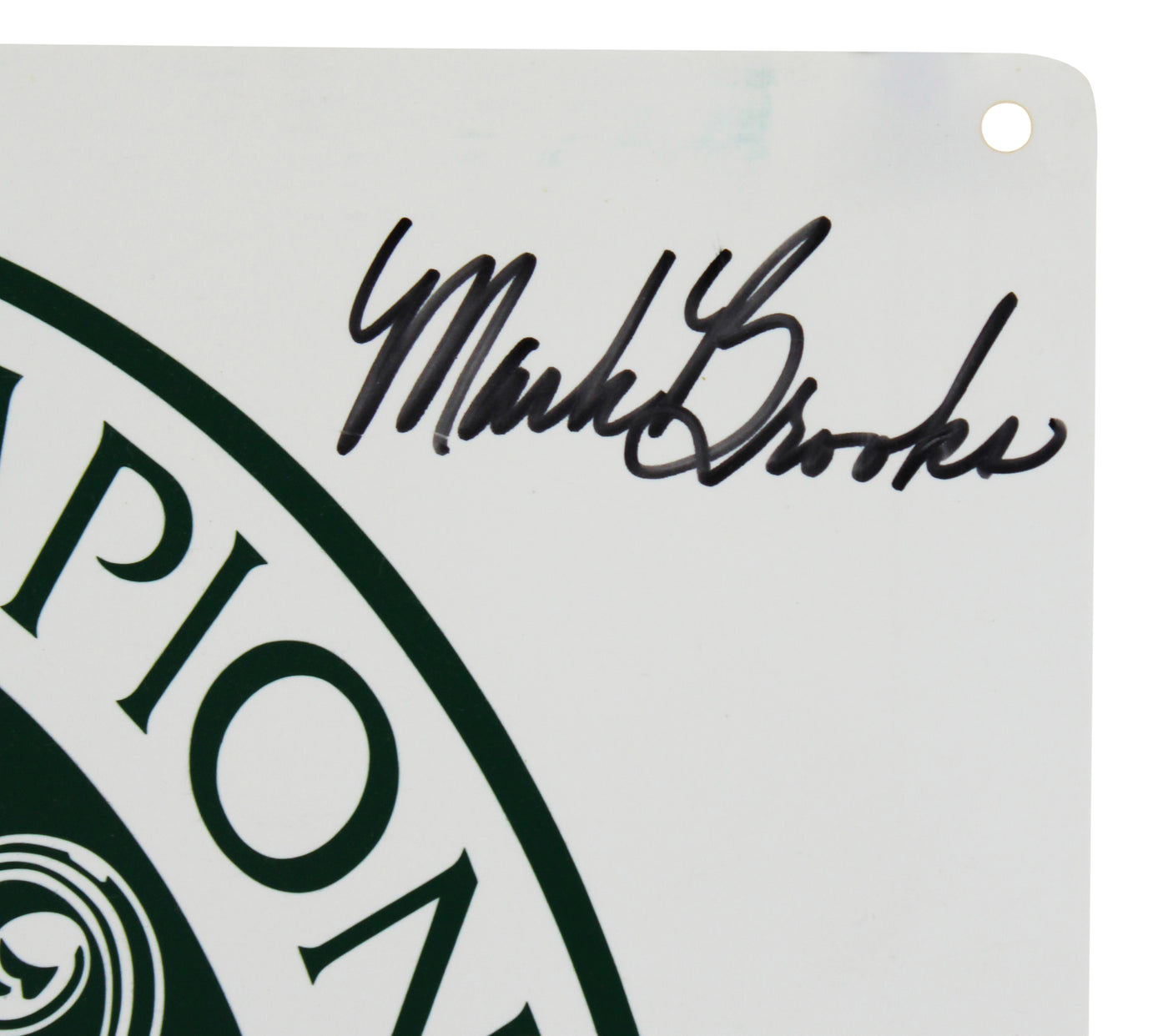 Mark Brooks Signed 12.5x12.5 78th PGA Championship Valhalla Sign BAS #BU55063