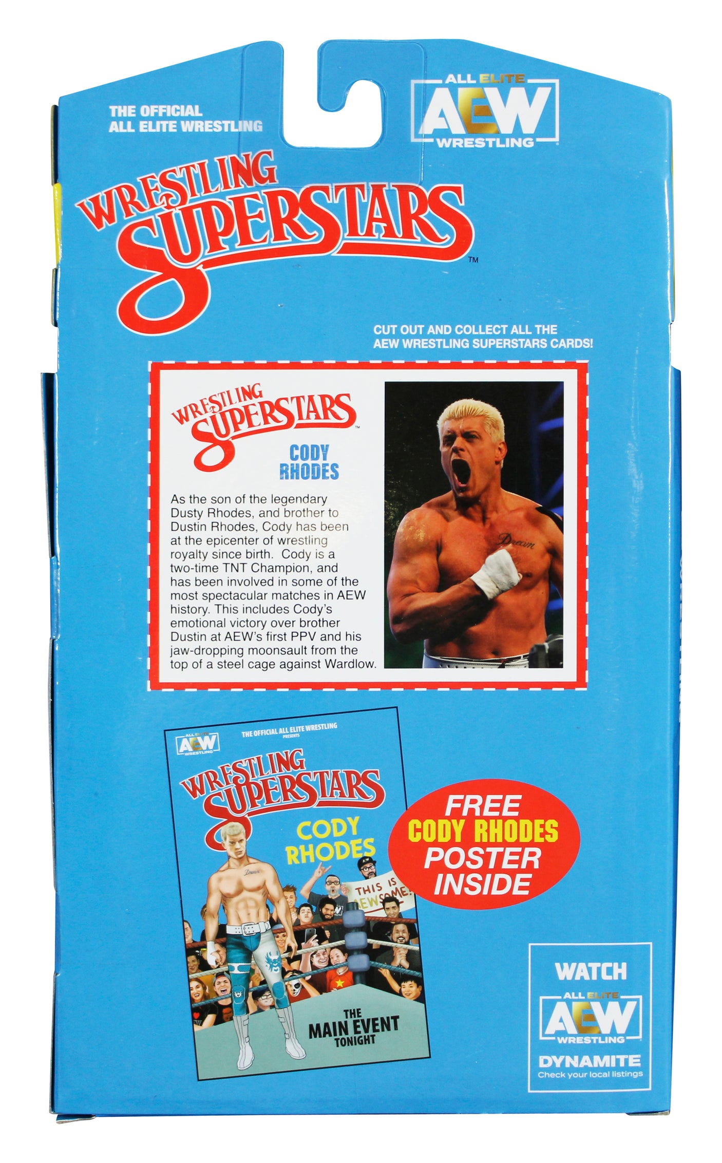 WWE Cody Rhodes Signed All Elite Wrestling Series 1 #08 Figure BAS #BU55061