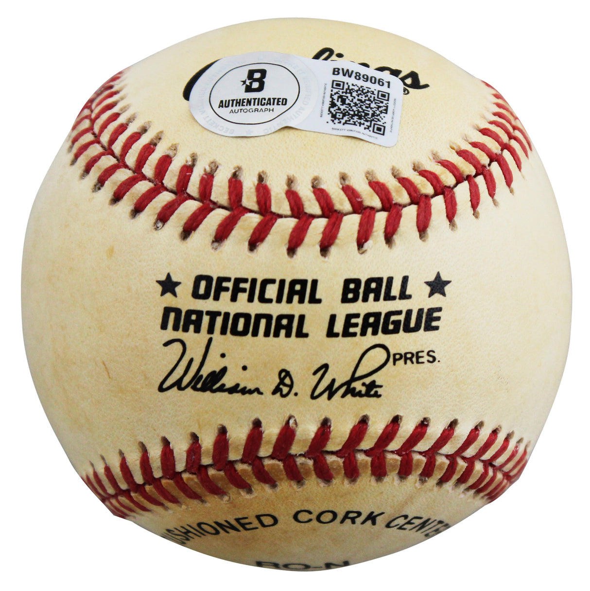 Phillies Mike Schmidt Authentic Signed William White ONL Baseball BAS #BW89061