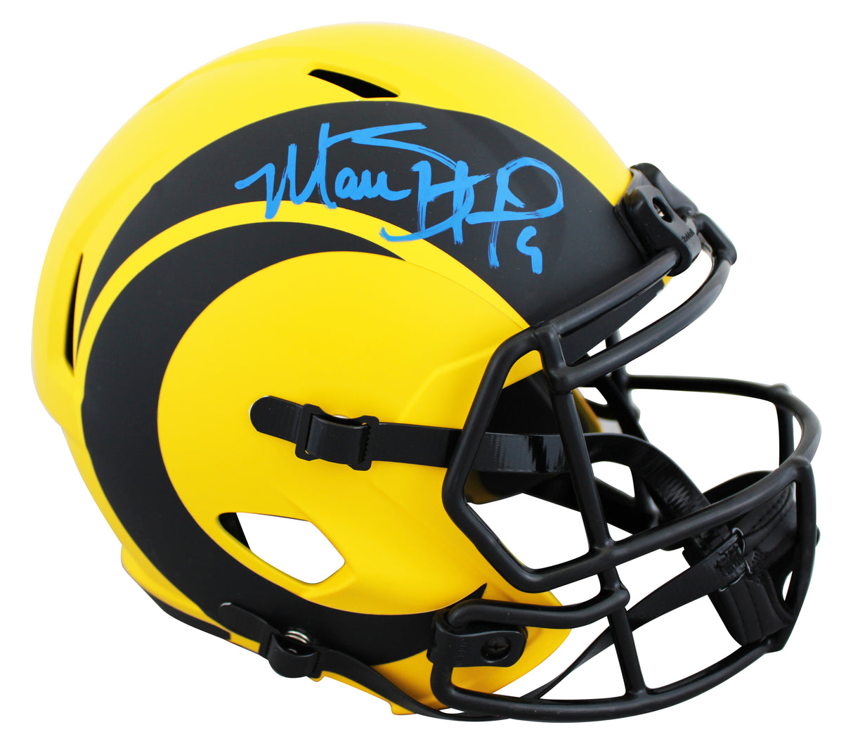 Rams Matthew Stafford Authentic Signed Rave Full Size Speed Rep Helmet Fanatics