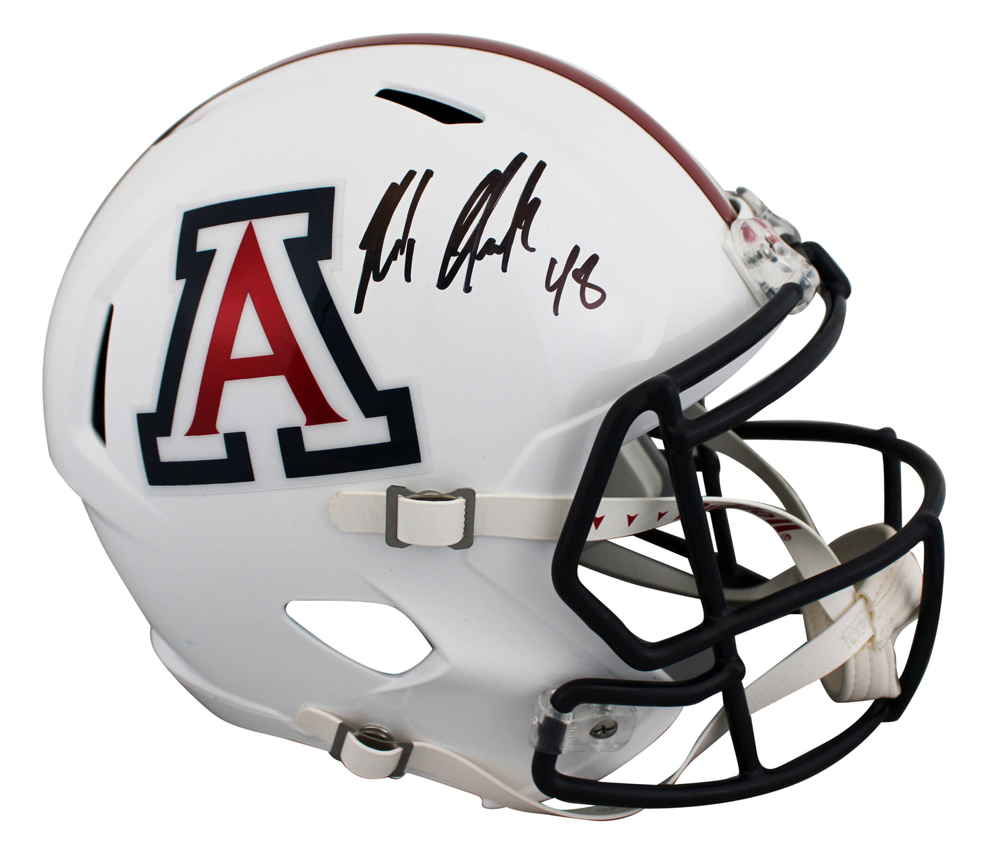 Arizona Rob Gronkowski Authentic Signed Full Size Speed Rep Helmet BAS Witnessed
