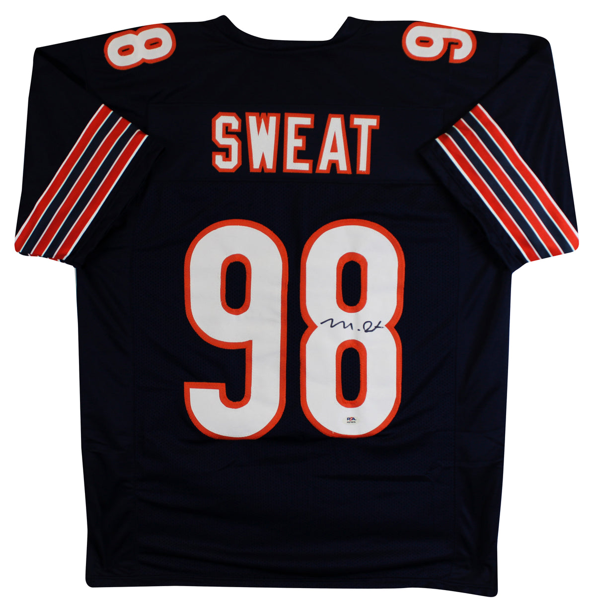 Montez Sweat Authentic Signed Navy Pro Style Jersey Autographed PSA/DNA
