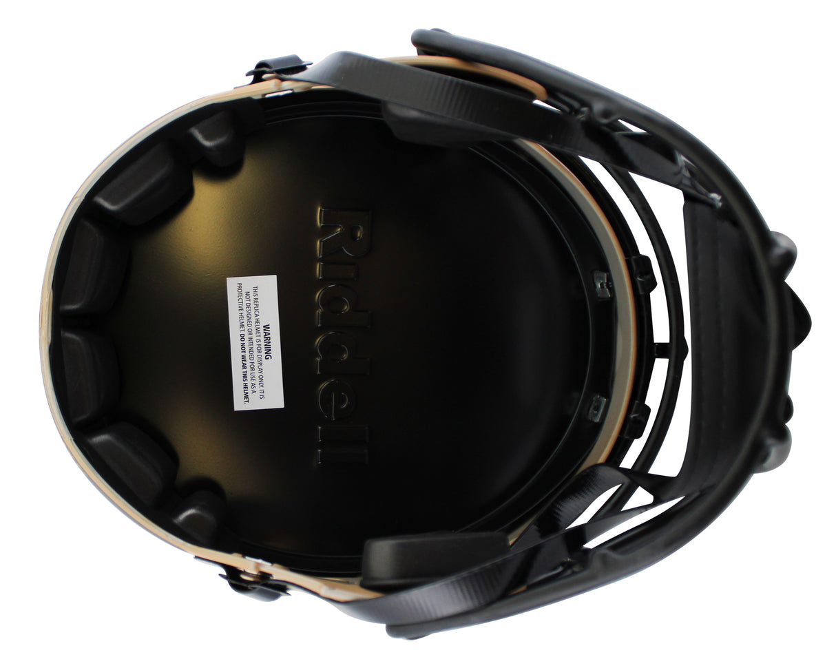 Raiders Ashton Jeanty Signed STS II Full Size Speed Rep Helmet W/ Case BAS Wit