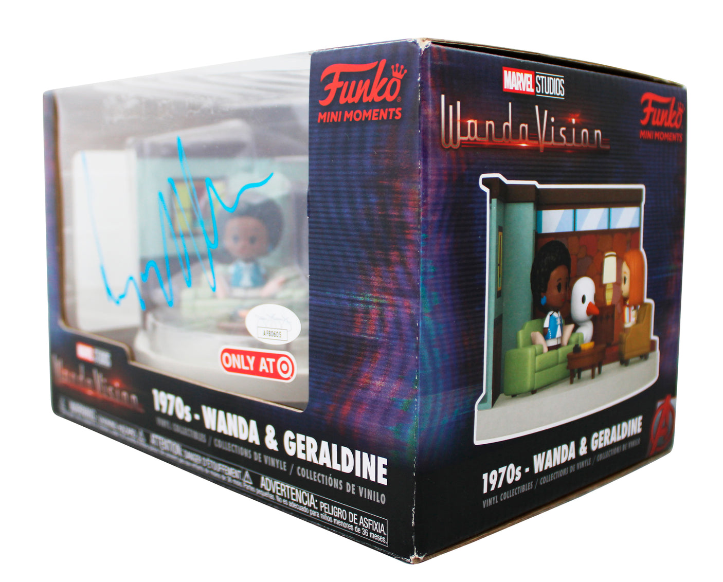 Elizabeth Olsen WandaVision Authentic Signed Funko Pop Vinyl Figure JSA #AF80605