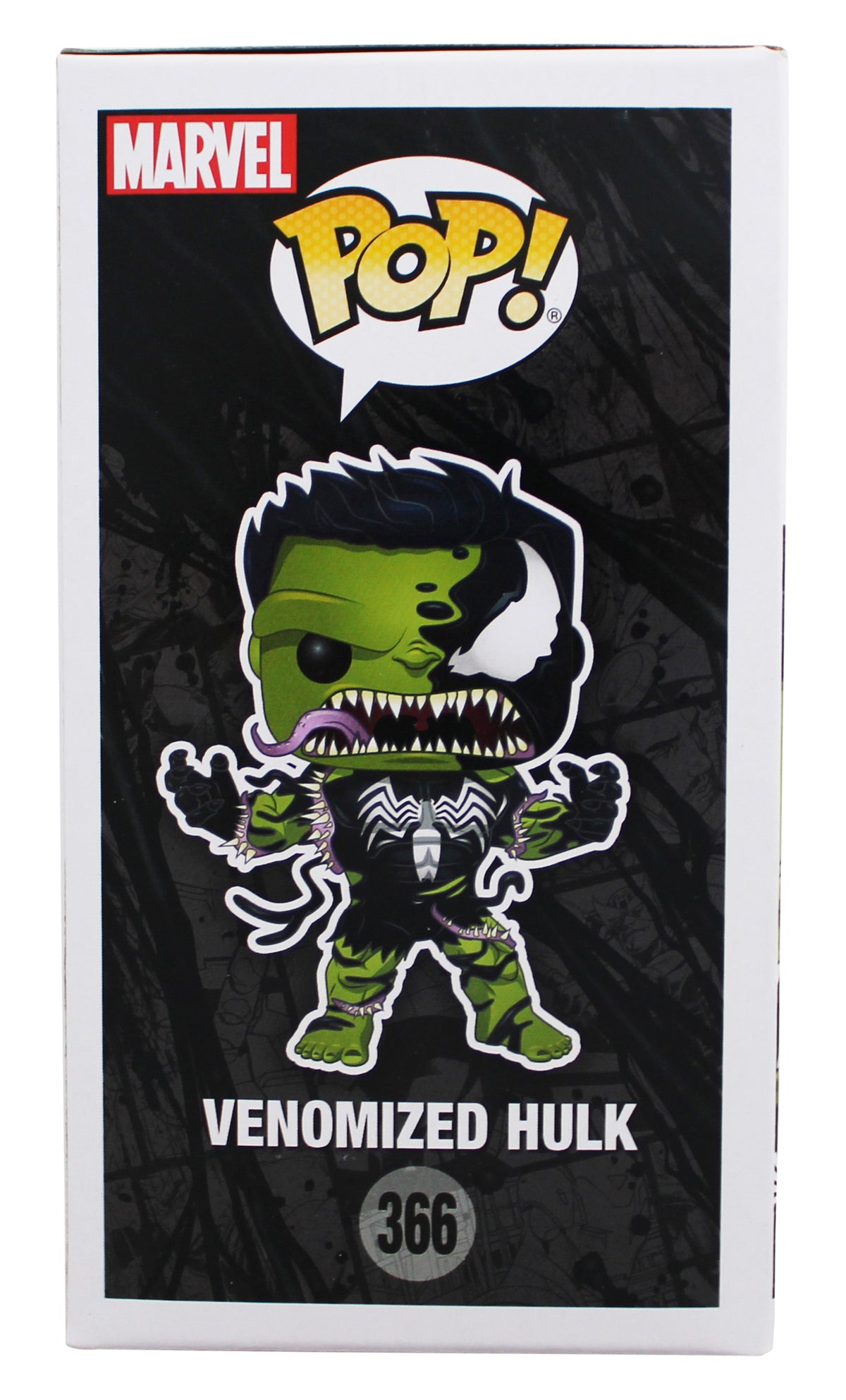 Todd McFarlane Venom Signed Venomized Hulk #366 Funko Pop Figure BAS #BW65759