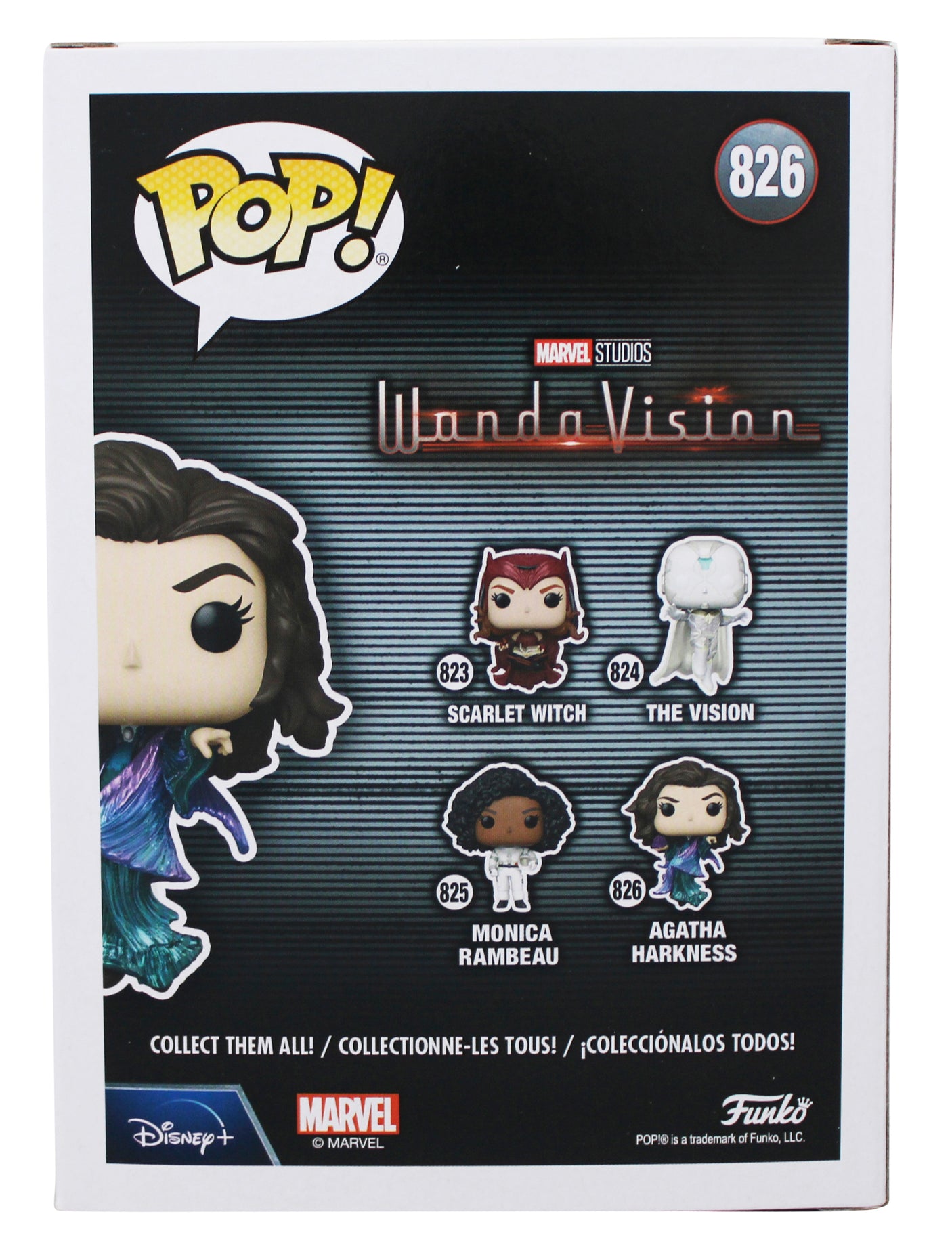 Kathryn Hahn WandaVision Signed #826 Funko Pop Vinyl Figure PSA/DNA #AP84509